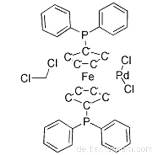 1,1&#39;-Bis (diphenylphosphino) ferrocen-palladium (II) dichloriddichlormethan-Komplex CAS 95464-05-4